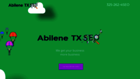 What Abilenetxseo.com website looked like in 2020 (4 years ago)