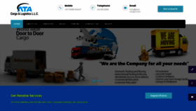 What Ata-cargo.com website looked like in 2020 (4 years ago)