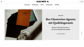 What Acad-write.at website looked like in 2020 (4 years ago)