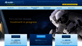 What Arestinprofessional.com website looked like in 2020 (4 years ago)