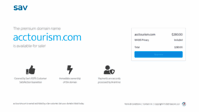 What Acctourism.com website looked like in 2020 (4 years ago)