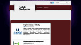 What Aptekimedyczne.pl website looked like in 2020 (4 years ago)