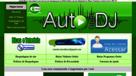 What Autodjhost.com.br website looked like in 2020 (4 years ago)
