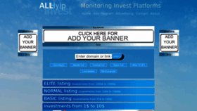 What Allhyipinvest.com website looked like in 2020 (4 years ago)