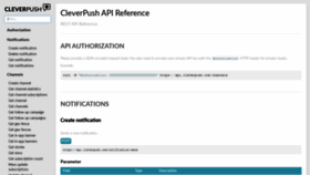 What Api.cleverpush.com website looked like in 2020 (4 years ago)