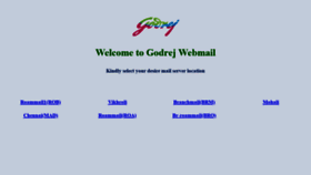 What Accessmail.godrej.com website looked like in 2020 (4 years ago)