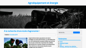 What Agroequipement-energie.fr website looked like in 2020 (4 years ago)