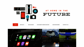 What Athomeinthefuture.com website looked like in 2020 (4 years ago)