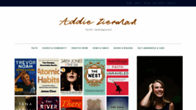 What Addiezierman.com website looked like in 2020 (4 years ago)