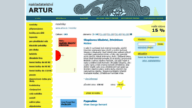 What Artur.cz website looked like in 2020 (4 years ago)