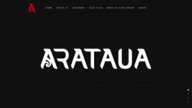 What Arataua.nz website looked like in 2020 (4 years ago)