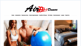 What Airdemon.net website looked like in 2020 (4 years ago)
