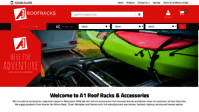 What A1roofracks.com.au website looked like in 2020 (4 years ago)