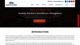 What Aarkaypackers.com website looked like in 2020 (4 years ago)