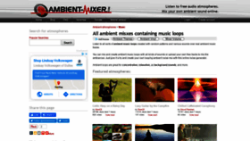 What Ambient-loops.ambient-mixer.com website looked like in 2020 (4 years ago)