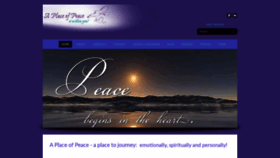 What Aplaceofpeace.org website looked like in 2020 (4 years ago)