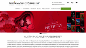 What Austinmacauley.com website looked like in 2020 (4 years ago)