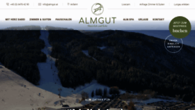 What Almgut.at website looked like in 2020 (4 years ago)