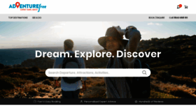 What Adventurefree.com.au website looked like in 2020 (4 years ago)