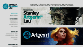 What Artgerm.com website looked like in 2020 (5 years ago)
