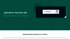 What Abnehm-formel.de website looked like in 2020 (4 years ago)
