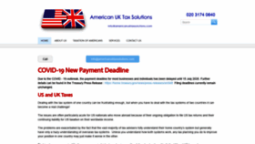 What Americanuktaxsolutions.com website looked like in 2020 (4 years ago)