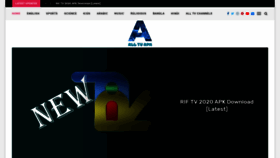 What Allapktv.com website looked like in 2020 (4 years ago)