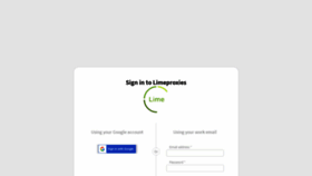 What App.limeproxies.com website looked like in 2020 (4 years ago)