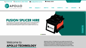 What Apollotech.com.au website looked like in 2020 (4 years ago)