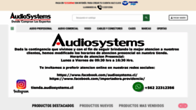 What Audiosystems.cl website looked like in 2020 (4 years ago)