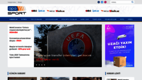 What Apasport.az website looked like in 2020 (4 years ago)