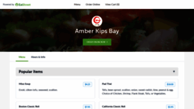 What Amberkipsbaynyc.com website looked like in 2020 (4 years ago)