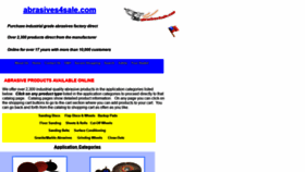 What Abrasives4sale.com website looked like in 2020 (4 years ago)
