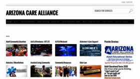 What Arizonacarealliance.com website looked like in 2020 (4 years ago)