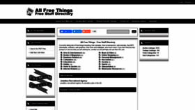 What Allfreethings.com website looked like in 2020 (4 years ago)