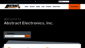 What Abstractelec.com website looked like in 2020 (4 years ago)