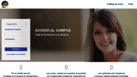 What Accesoaula.com website looked like in 2020 (5 years ago)