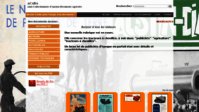 What Acada.fr website looked like in 2020 (4 years ago)
