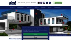 What Abelsystem.de website looked like in 2020 (4 years ago)