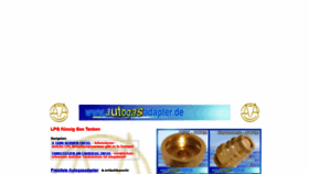 What Autogasadapter.de website looked like in 2020 (4 years ago)