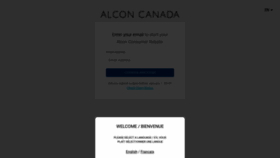 What Alconrewards.ca website looked like in 2020 (4 years ago)