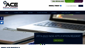 What Acedigitalacademy.net website looked like in 2020 (4 years ago)
