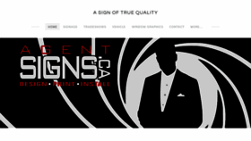 What Agentsigns.ca website looked like in 2020 (4 years ago)
