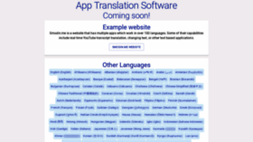 What App-translation.com website looked like in 2020 (4 years ago)
