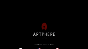 What Artphere.com website looked like in 2020 (4 years ago)
