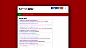What Astroboy-themovie.com website looked like in 2020 (4 years ago)