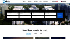What Alphahousing.vn website looked like in 2020 (4 years ago)