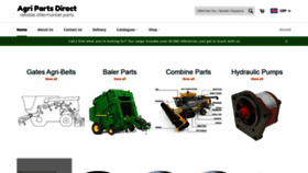 What Agripartsdirect.co.uk website looked like in 2020 (4 years ago)