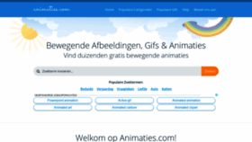 What Animaties.com website looked like in 2020 (4 years ago)