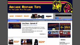 What Arcaderepairtips.com website looked like in 2020 (4 years ago)